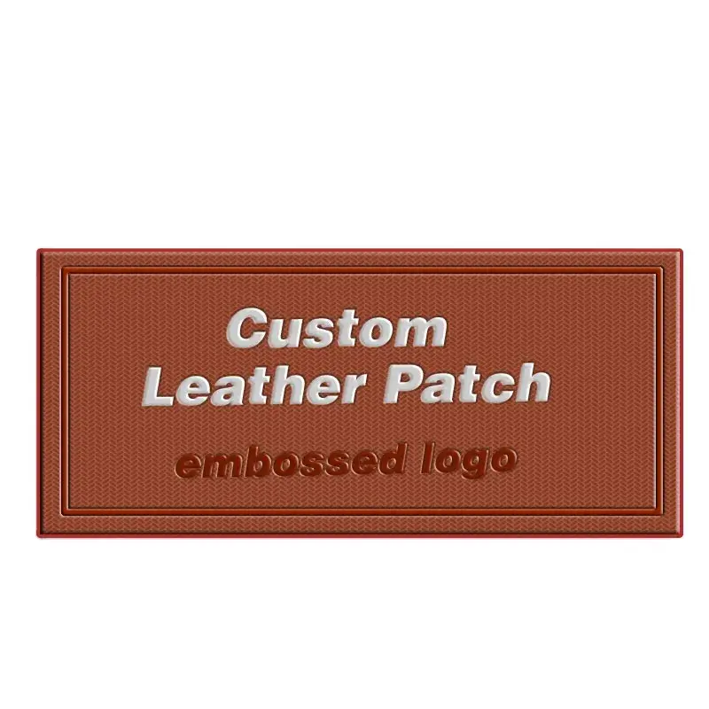 Leather Patches - Item #OP-230 -  Custom Printed