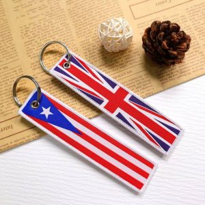 American flag key tag1