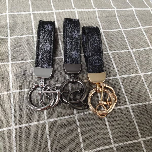 Designer leather keychain3