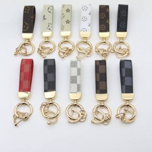 Designer leather keychain4