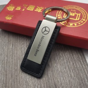 Personalised Leather Metal Keyring6