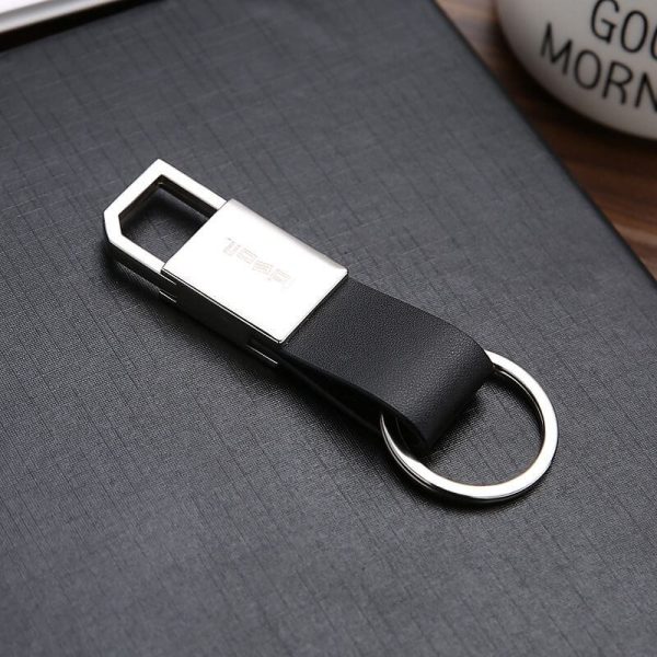 leather keychain with clip4