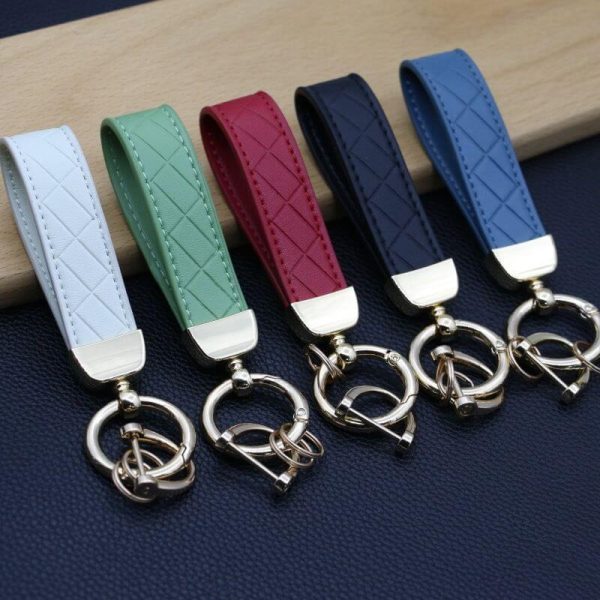 leather keychain with hook2
