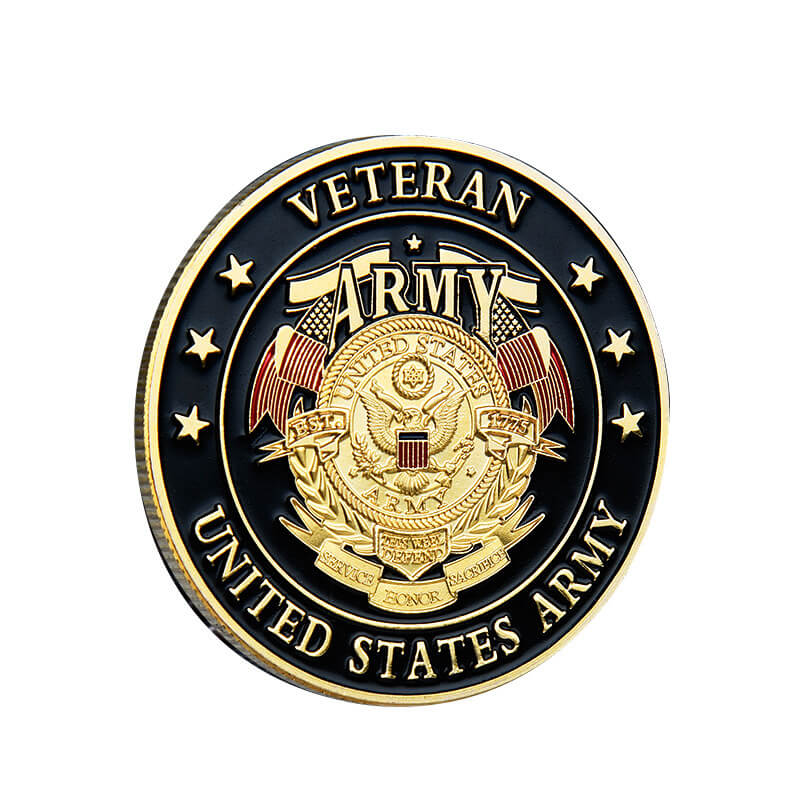 Customize Veteran Challenge Coins, Dog Tags