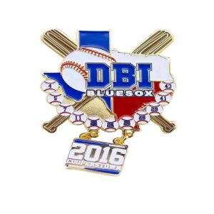 DBI baseball pin