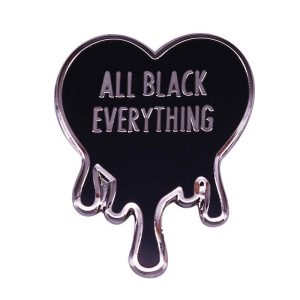 All Black Everything Pins