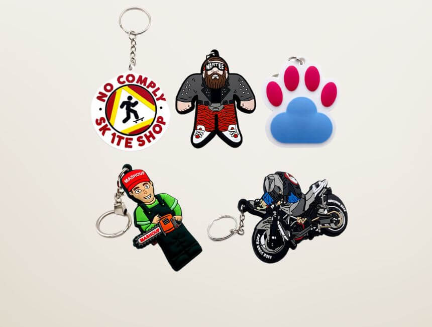 Customize Your Own PVC Keychains